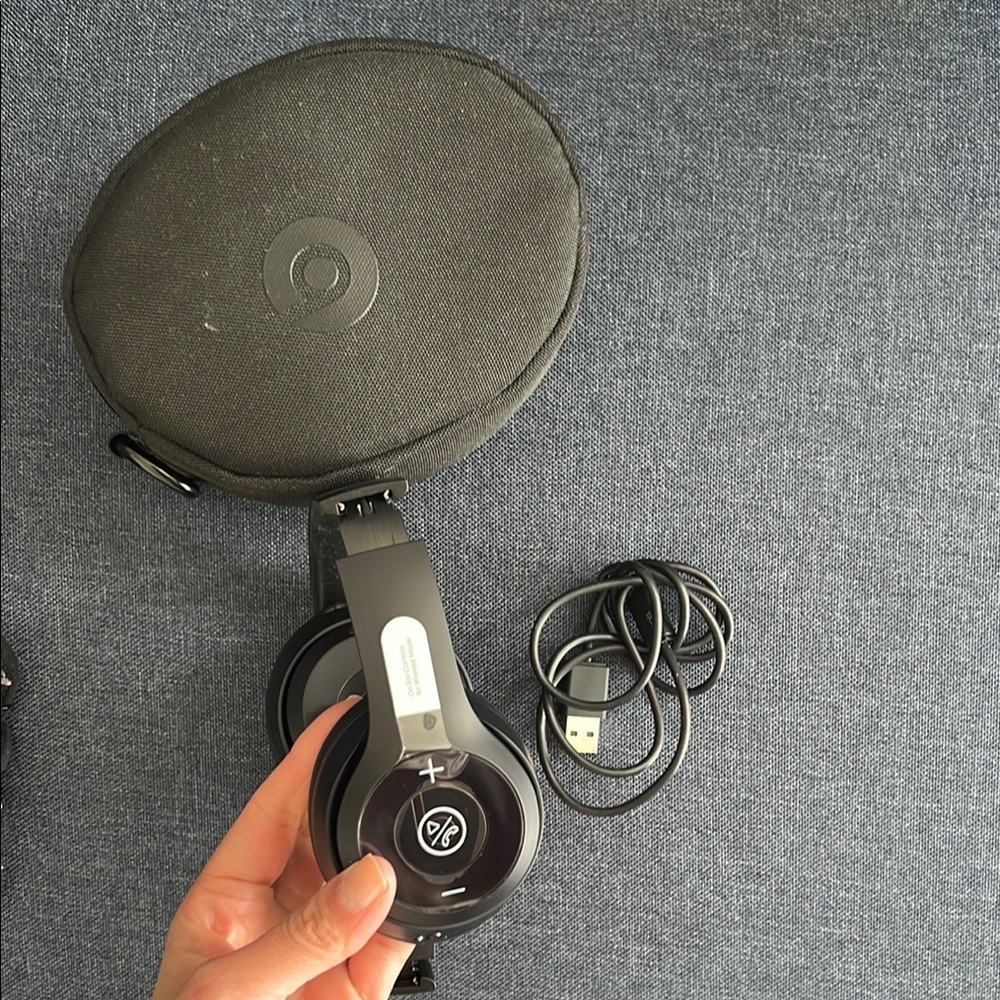 NEW IN BOX Beats by Dre Black On-Ear Headphones
